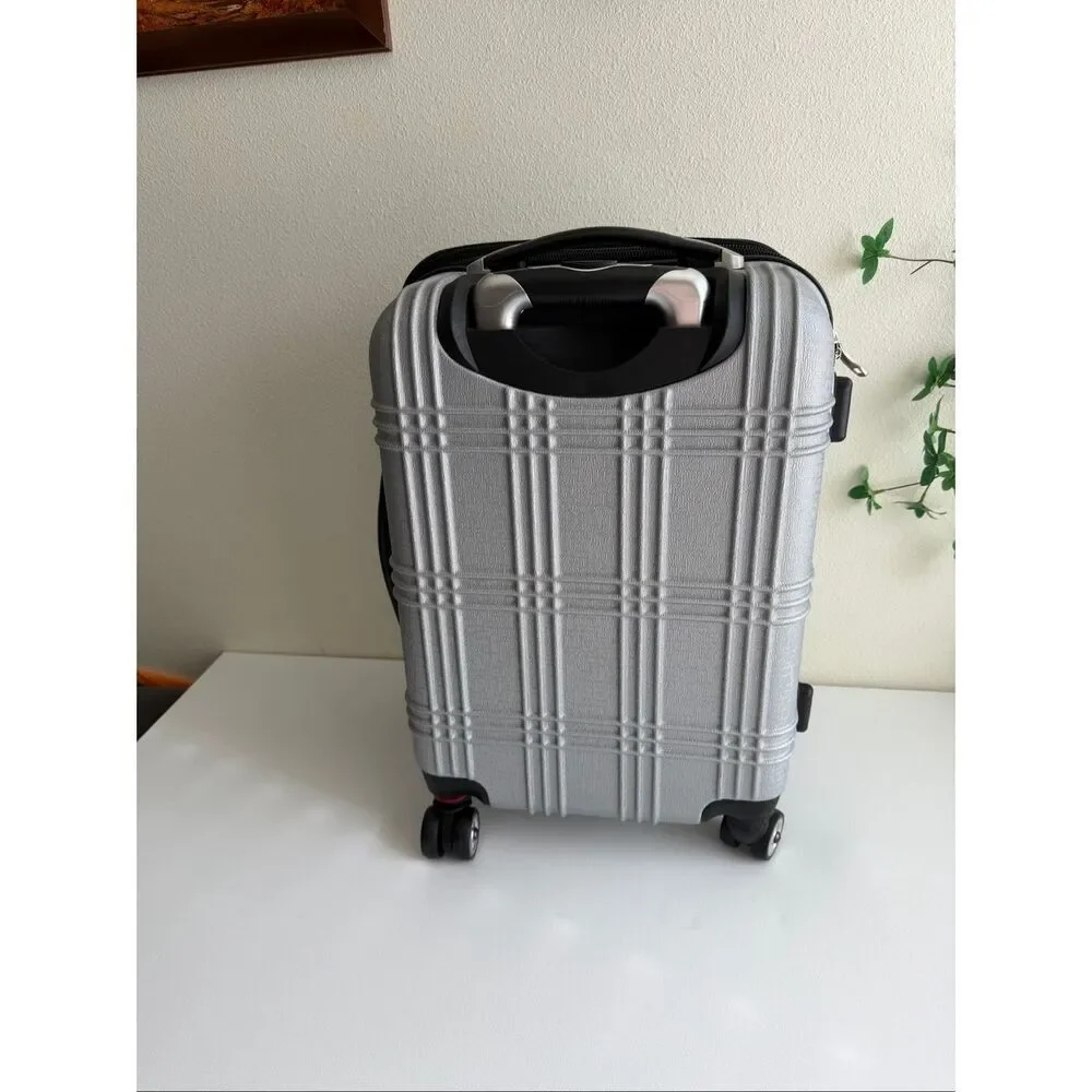 TRAVEL JOY EXPANDABLE LUGGAGE CARRY ON SUITCASE TSA LIGHTWEIGHT HARDSIDE LUGGAGE